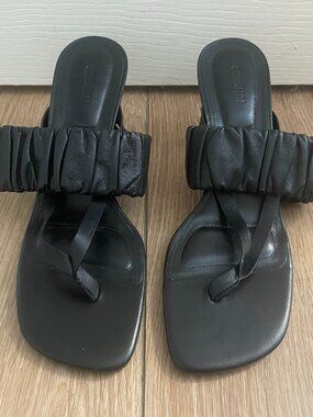 Simkhai Women's Leather Slingback Sandals Like New Size 37 or US 6.5